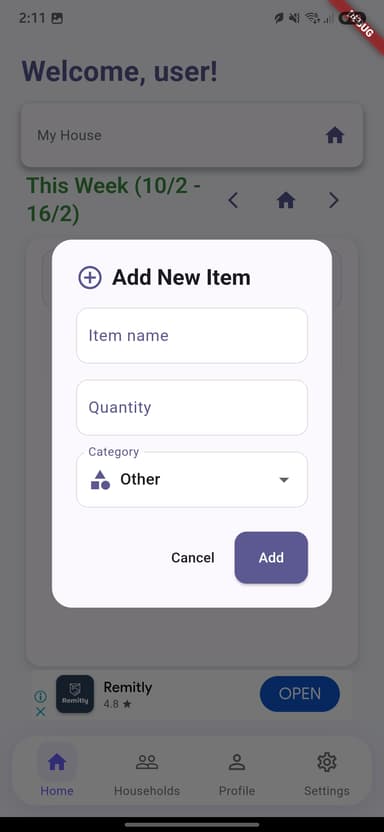 Grocery Share - Smart Grocery List Management